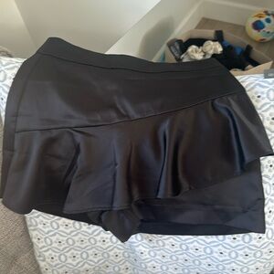 A black skort from Zara.